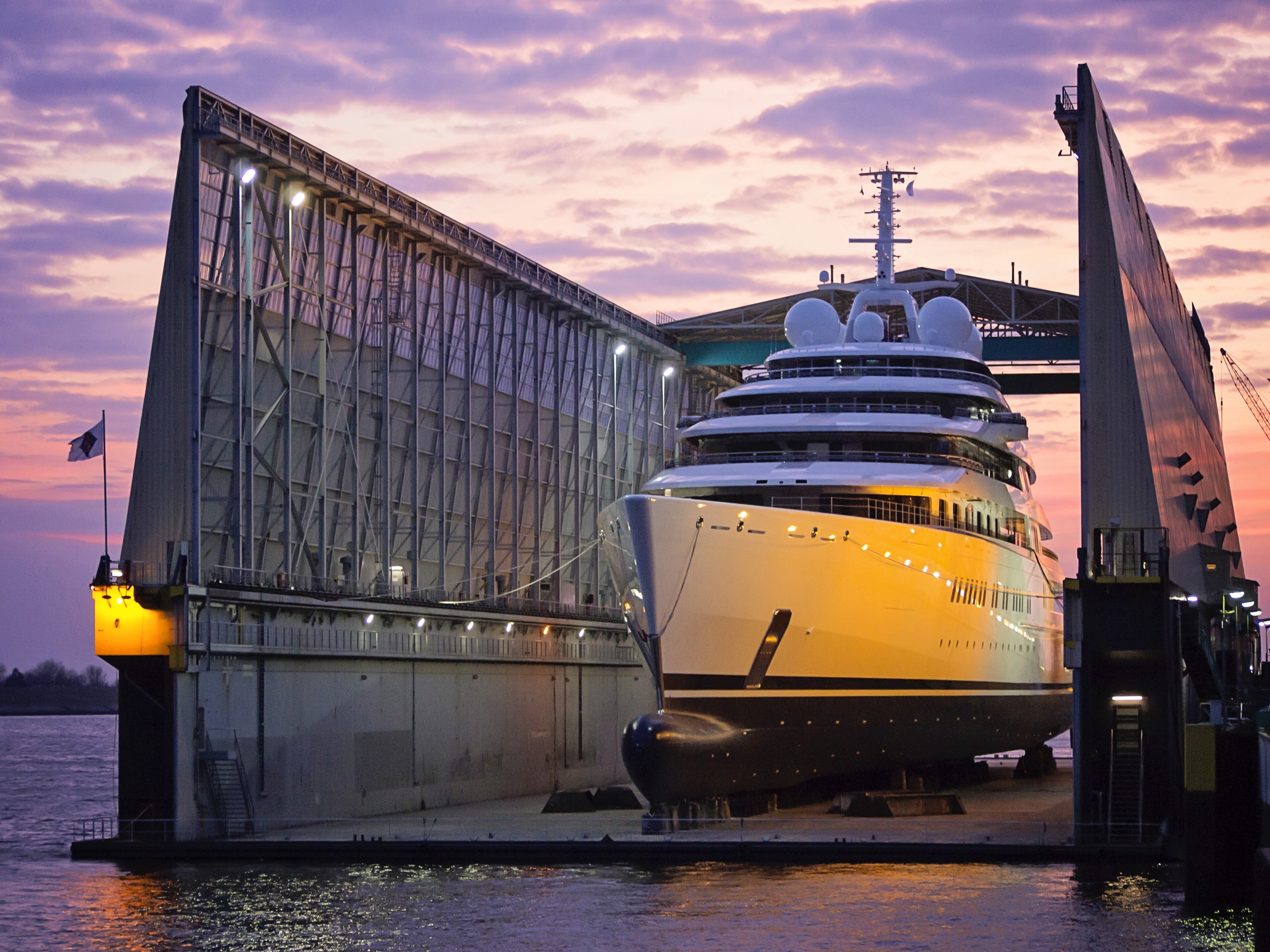 Lürssen launches AZZAM, the Largest Superyacht in the world