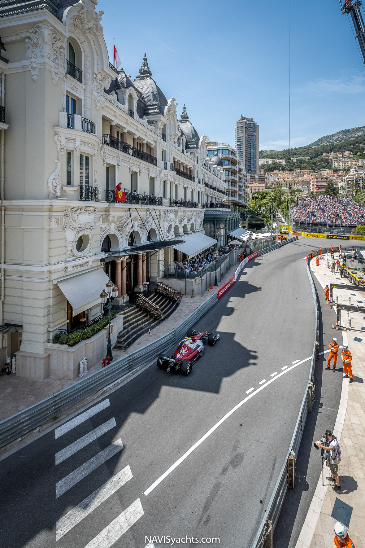 Monaco Grand Prix circuit from Lady Jorgia's deck