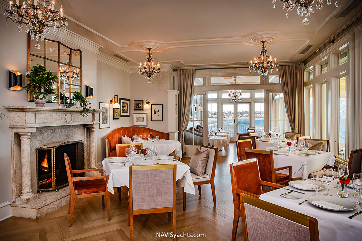 Perched atop the famous Cliff Walk in Newport, RI, Cara epitomizes elevated fine dining with a touch of classic, old-world charm.