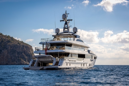 Luxury yachting with Rossinavi's latest masterpiece, the 50-meter superyacht Piacere.