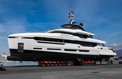 Baglietto the Launch of the Fifth DOM 133 Yacht "Astera"