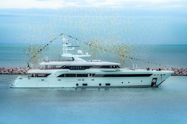 Superyatch news CRN Latona 50m Launched