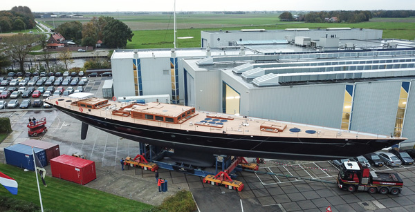 Superyacht news Royal Huisman Aquarius 56m Launched