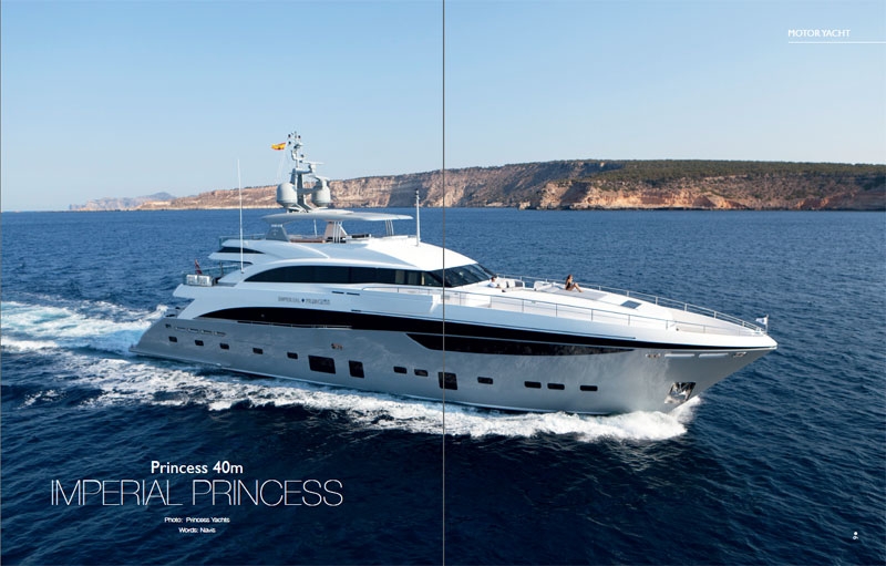 Princess 40m Imperial Princess, spaciousness and design