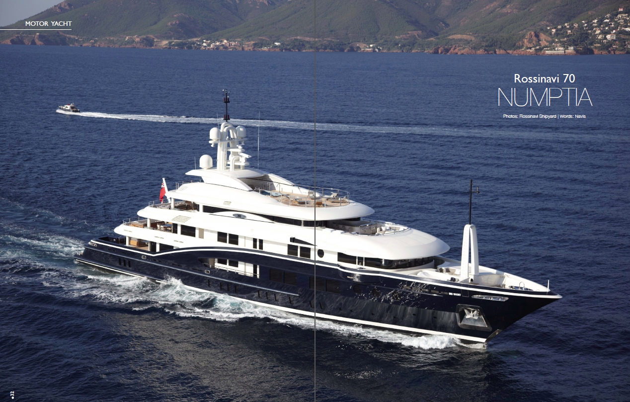Rossinavi 70' Numptia, the most adventurous yacht
