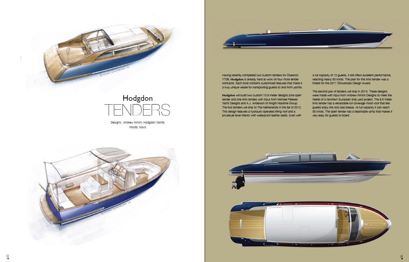 Hodgdon Tenders, unique vessels