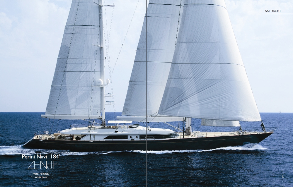 Perini Navi 184’ Zenji, beauty and size