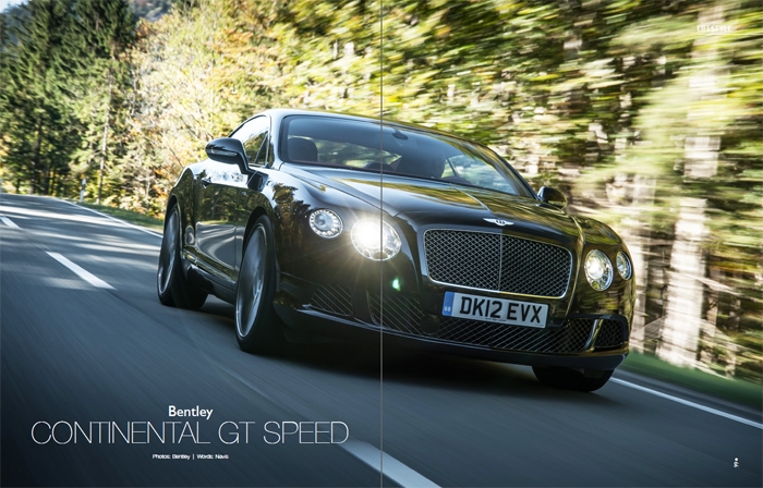 The Bentley Continental GT Speed