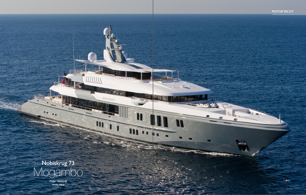 A new zenith in superyacht design, Nobiskrug 73 Mogambo