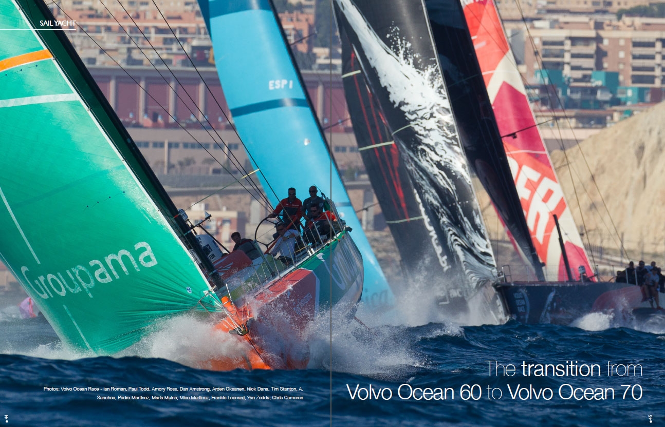The transition from Volvo Ocean 60 to Volvo Ocean 70