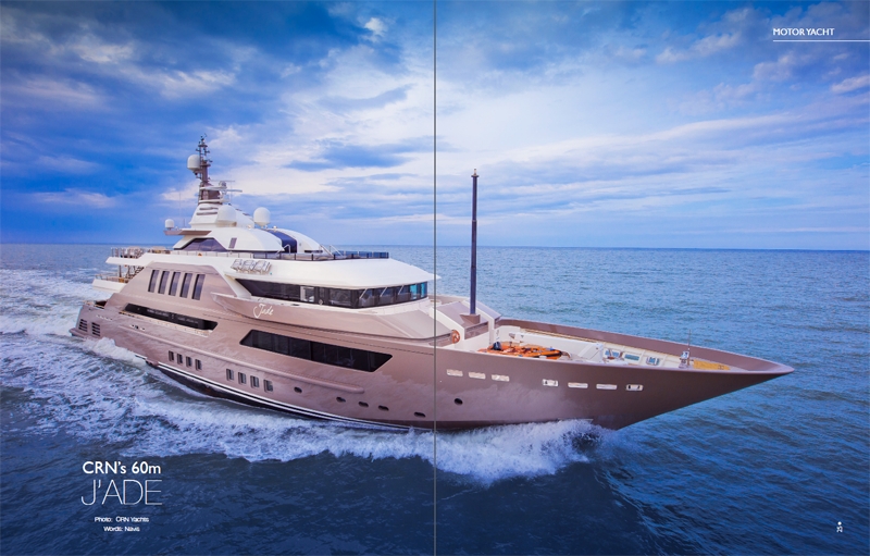 CRN’s 60m J’ADE, a one-of-a-kind luxury yacht experience