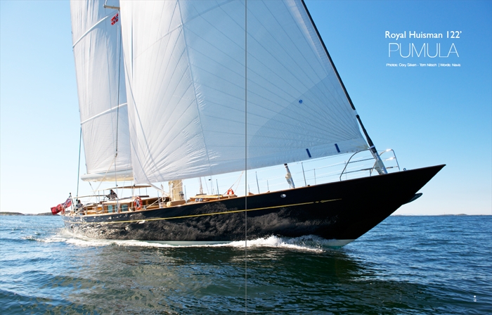 Royal Huisman 122’ Pumula, sleekness and simplicity