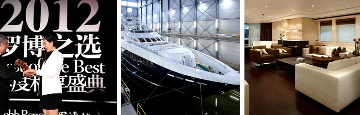 Lady L is awarded the "Best of the Best" prize by Robb Report China