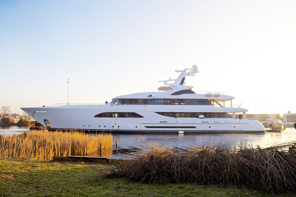 Larisa joins the global Feadship fleet