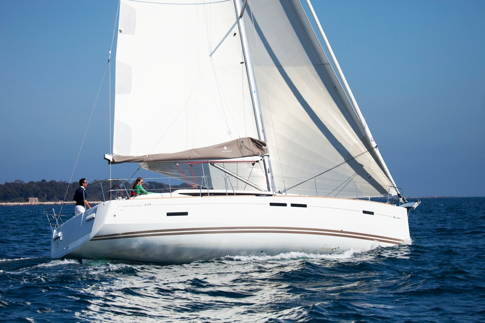 The latest of the Sun Odyssey line, the Sun Odyssey 439