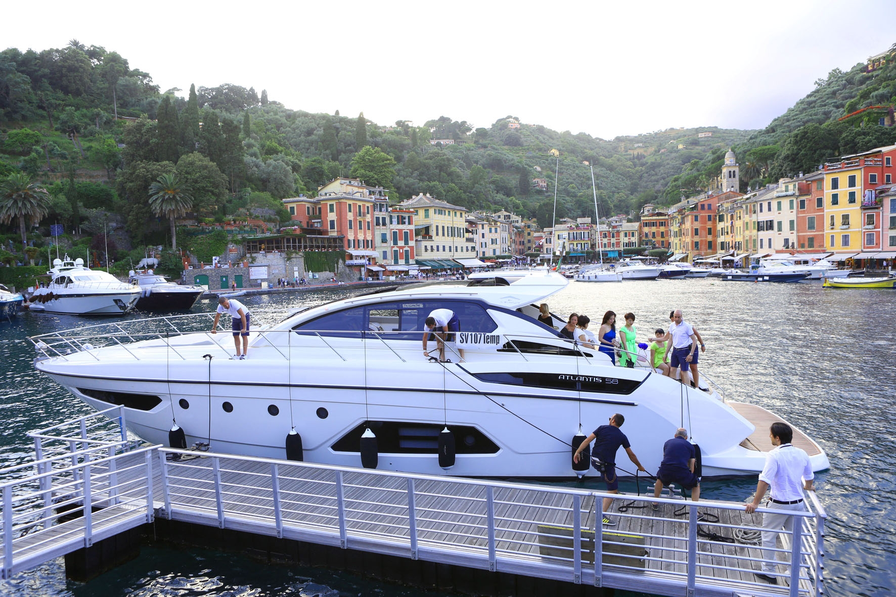 Azimut Yachts and Bulgari's elite jewel display in Portofino