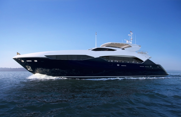 An exemplary level of onboard luxury, the Predator 115