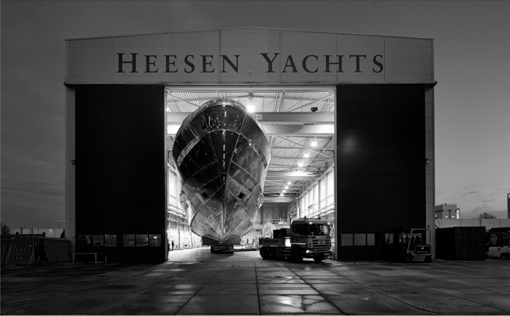 Heesen Yachts announces that hull and superstructure of Project Azuro were joined together!