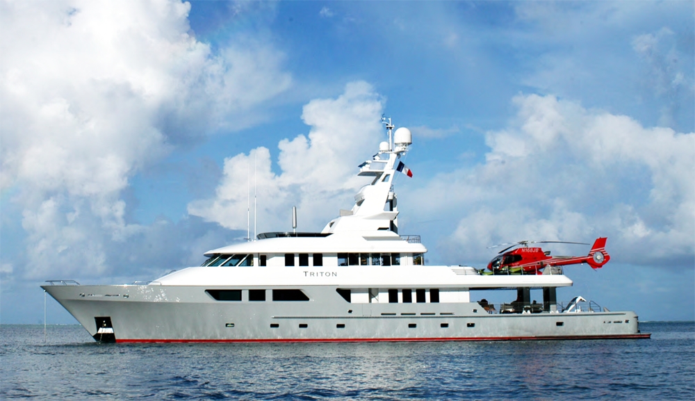 Superyacht TRITON up for auction!