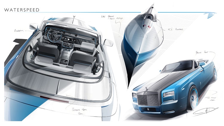 Rolls-Royce Reveals Design Sketch for Latest Bespoke Project