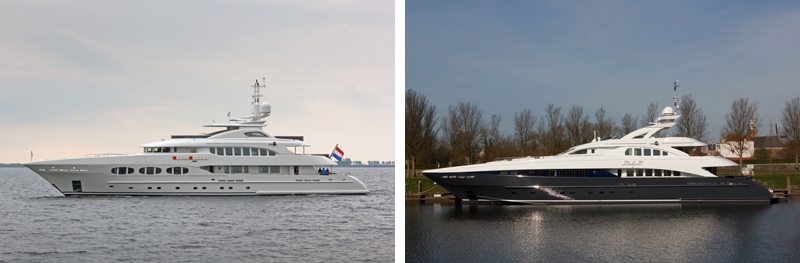 Heesen Yachts delivers two motoryachts: Lady L and Lady Patra