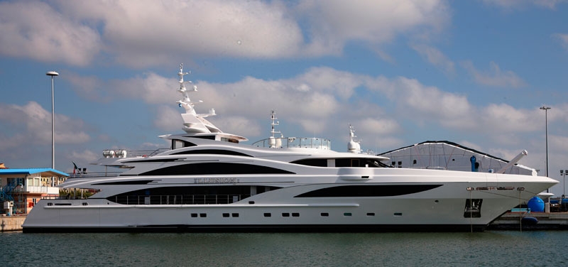 The new Benetti, the M/Y Illusion I, premiers at the 2014 Monaco Yacht Show.