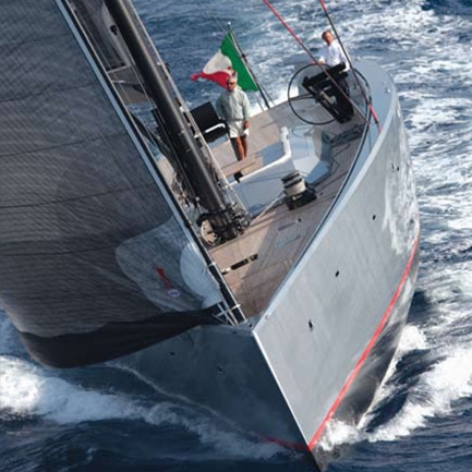 Minimalism at it's best, only in the Wally 130'