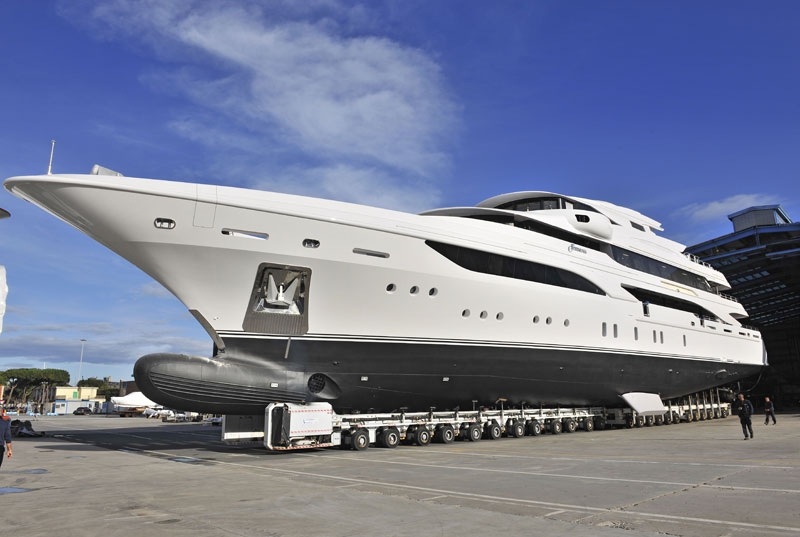 The 60-meter FB255 M/Y Formosa, the latest Benetti, has just been launched!