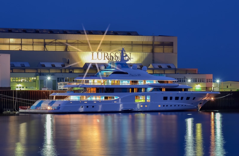 Lurssen delivers 104m Quantum Blue Superyacht