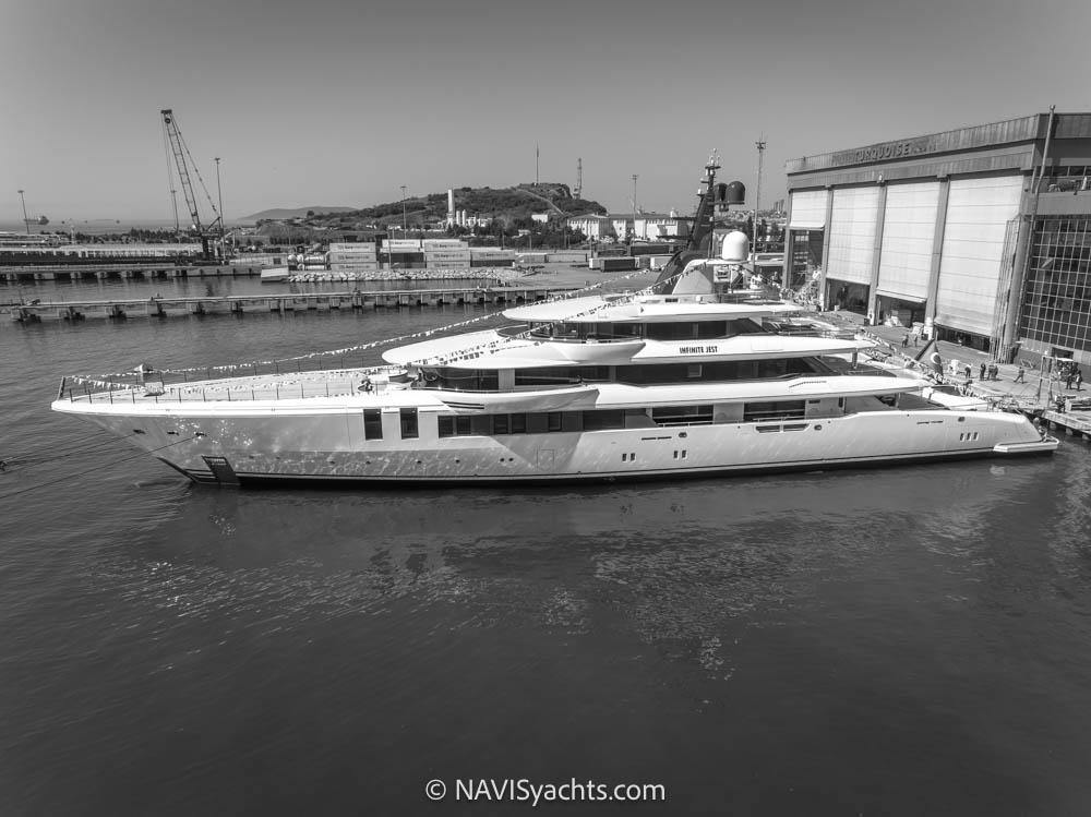 Turquoise Yachts Launches 75m Infinite Jest Yacht