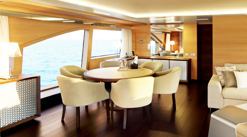 The Benetti Classic Supreme indoors