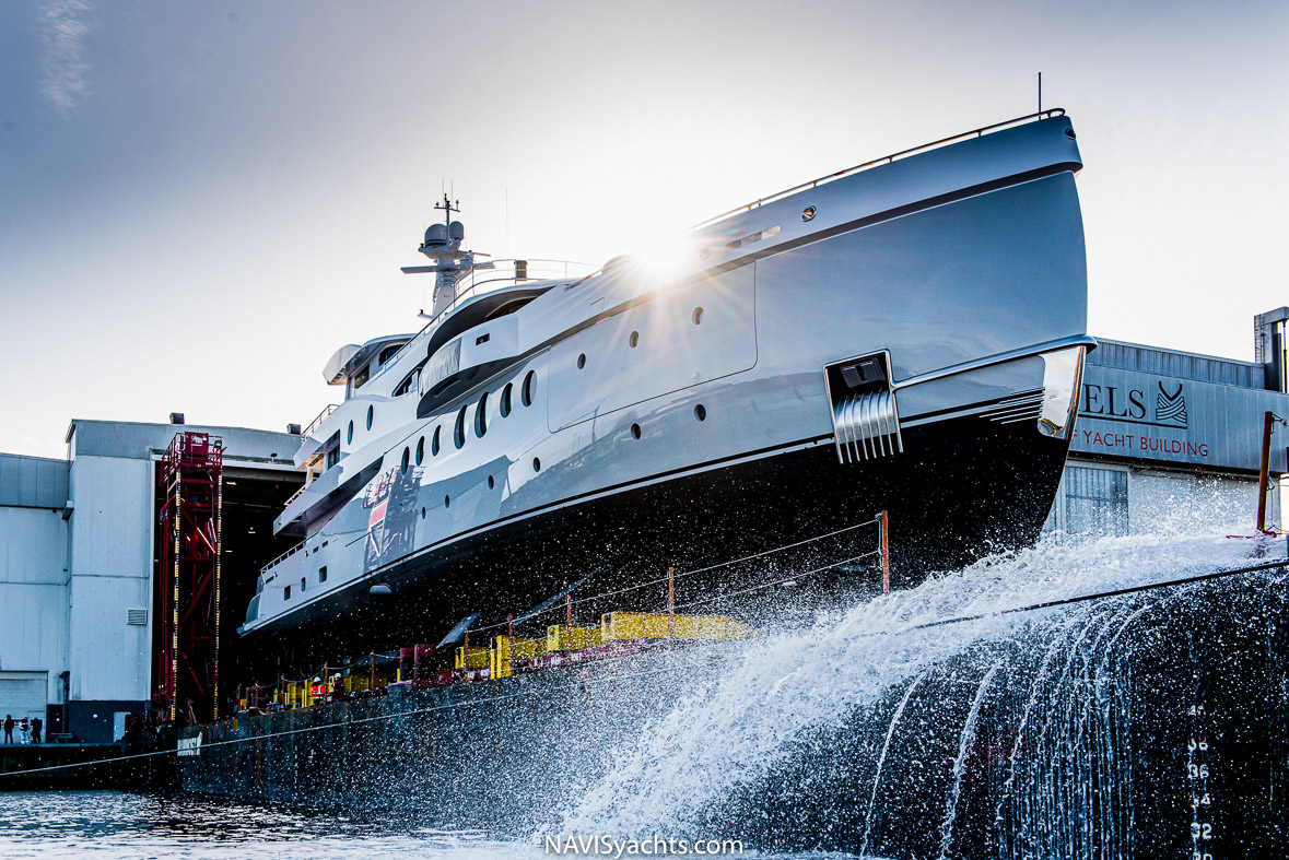 Amels shipyard launched a new unit of the Amels 60 line