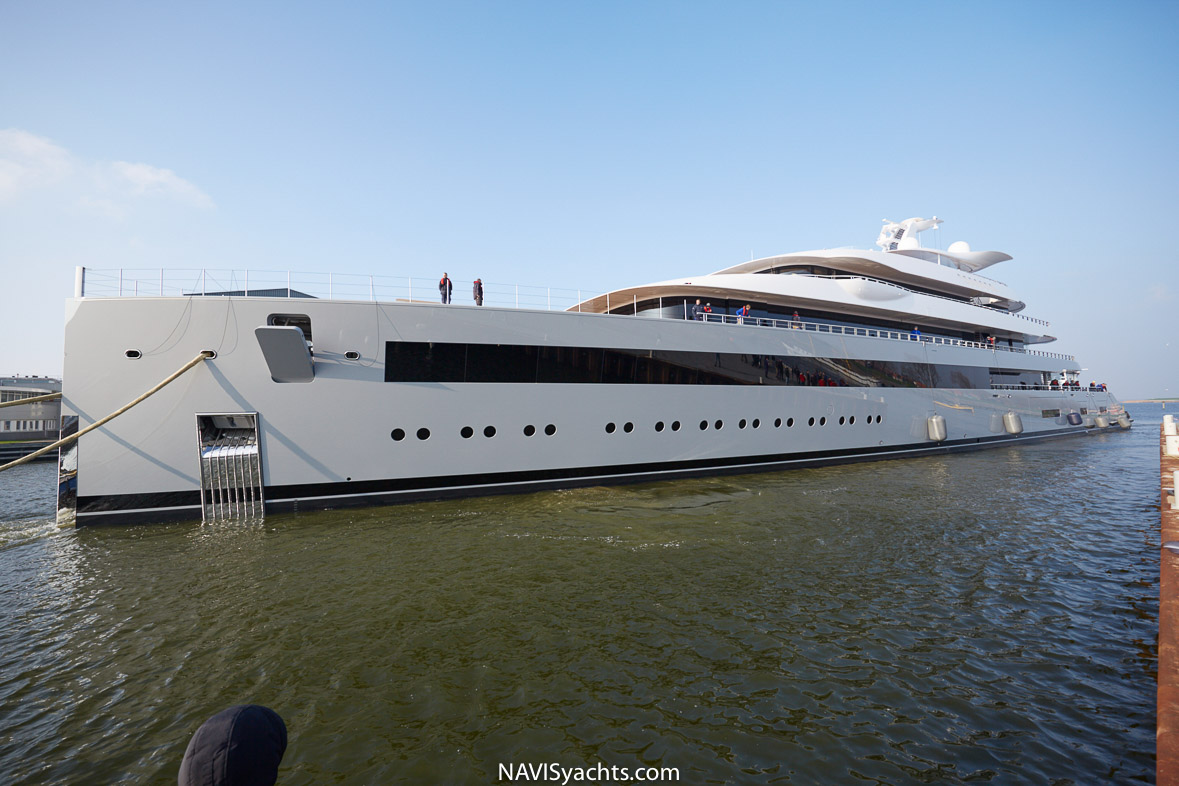 Feadship Shipyard launched superyacht Moonrise