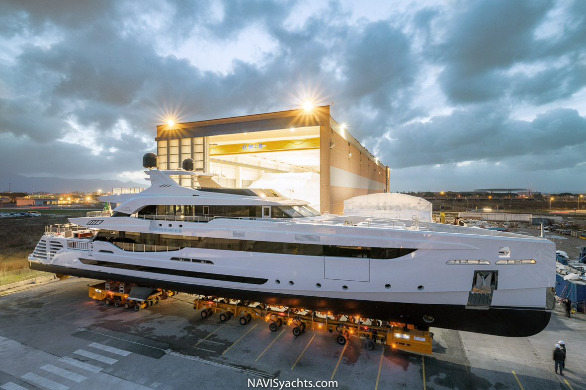 Rossinavi Shipyards launched Superyacht LEL.