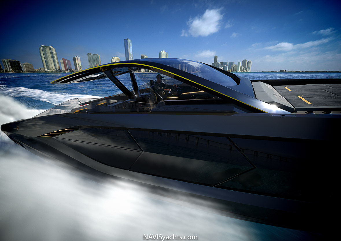 Lamborghini 63 yacht, Lambo yacht, speed boat