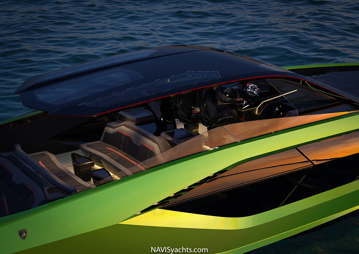 Lamborghini 63 speed boat