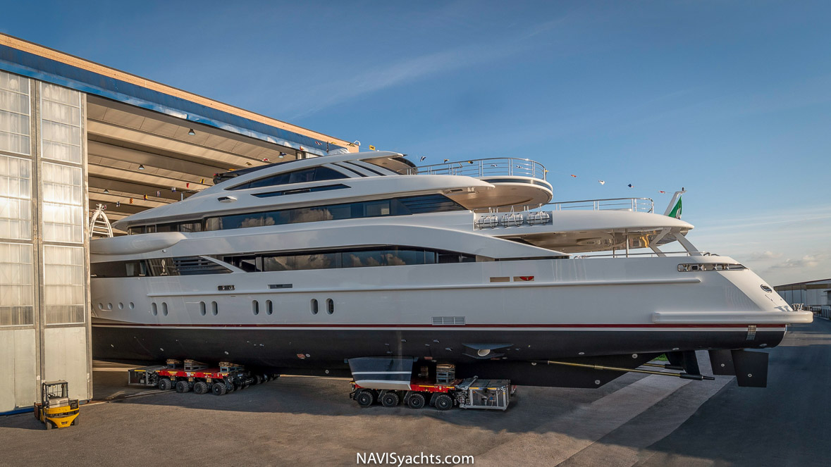 Rossinavi launch superyacht Florentia