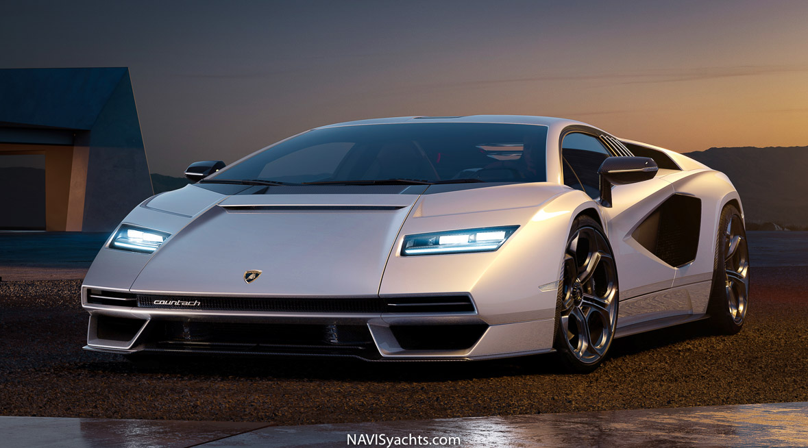 Lamborghini Countach roars back to the future as an 800-hp hybrid