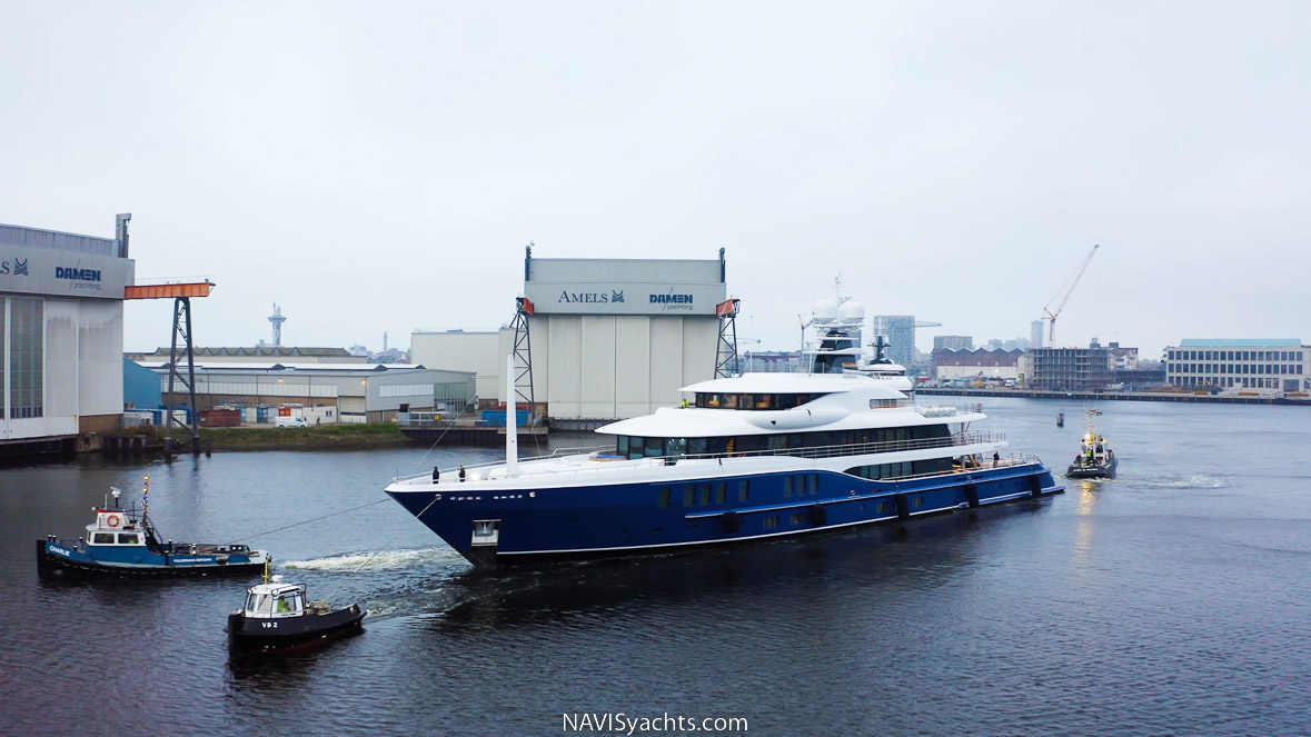 amels delivers superyacht m&em