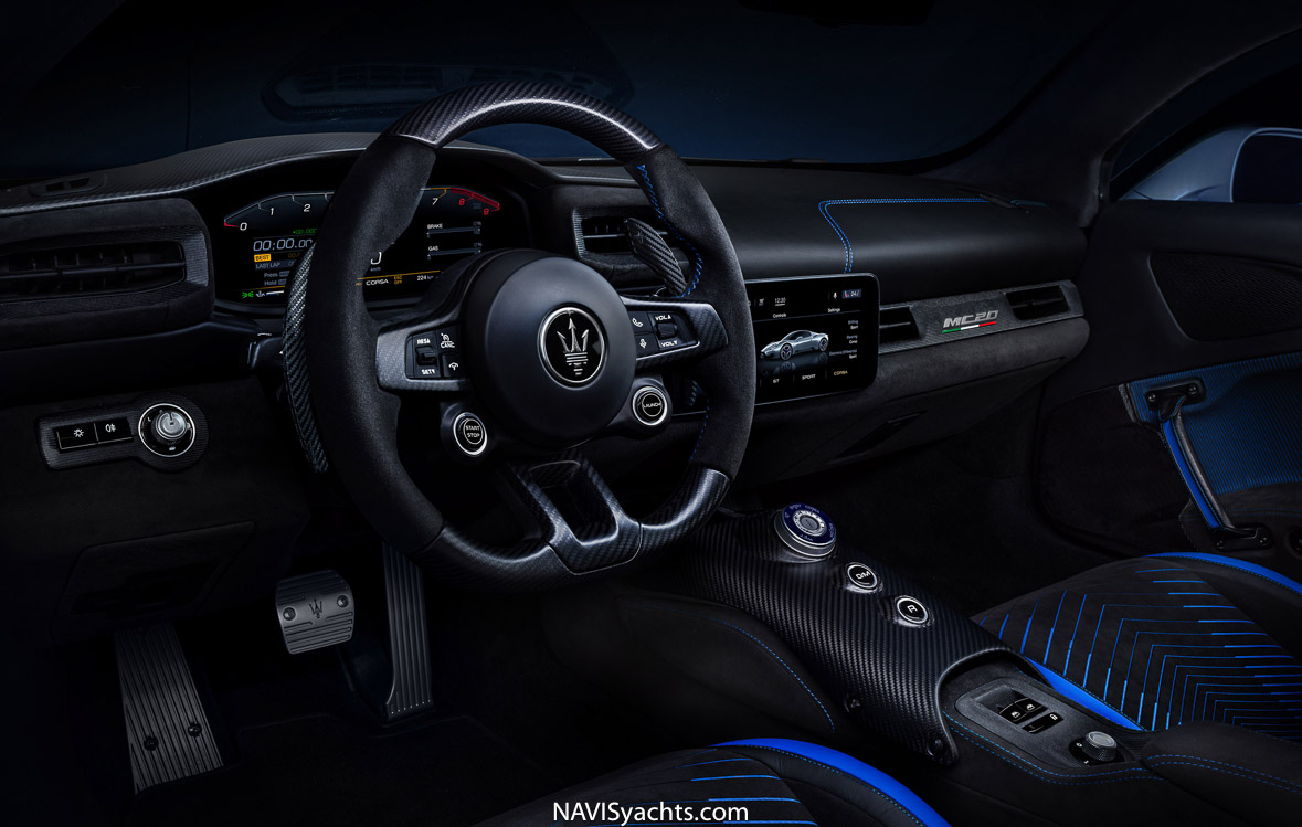 Maserati MC20 luxurious interior