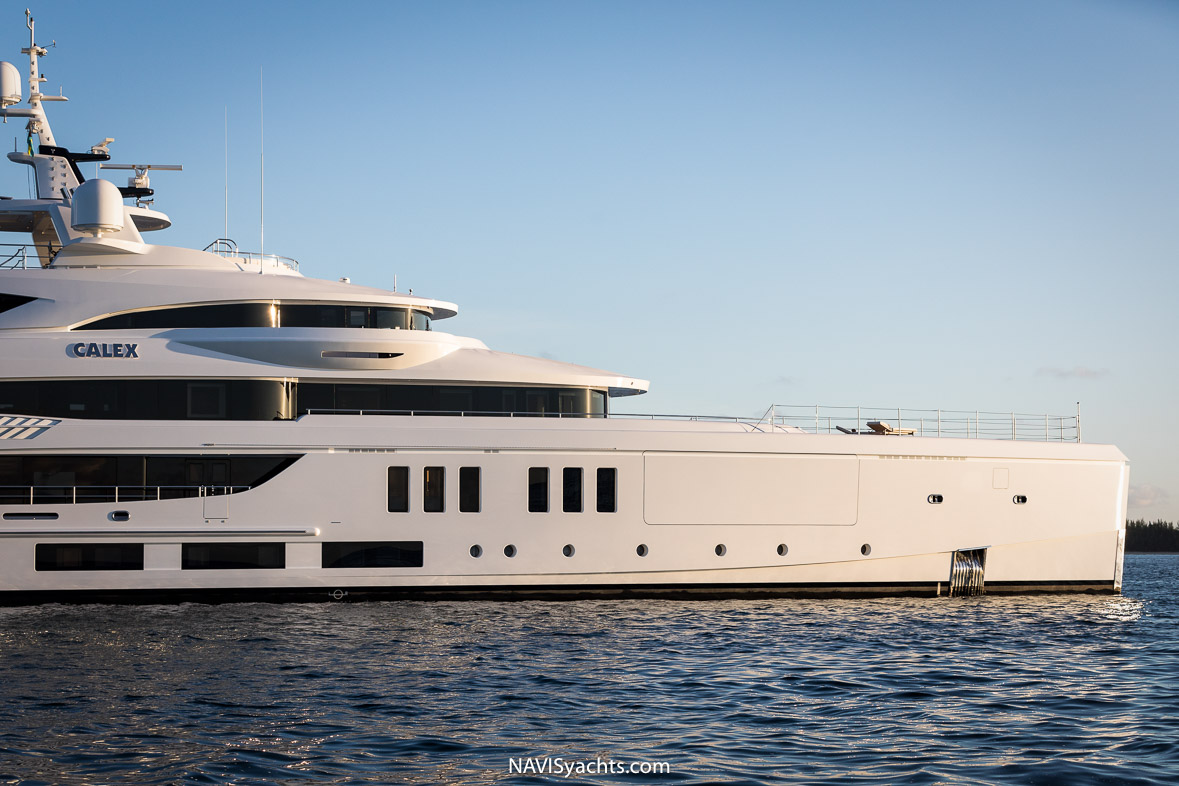 Benetti 67m Superyacht Calex, NAVIS December 2023 / January 2024