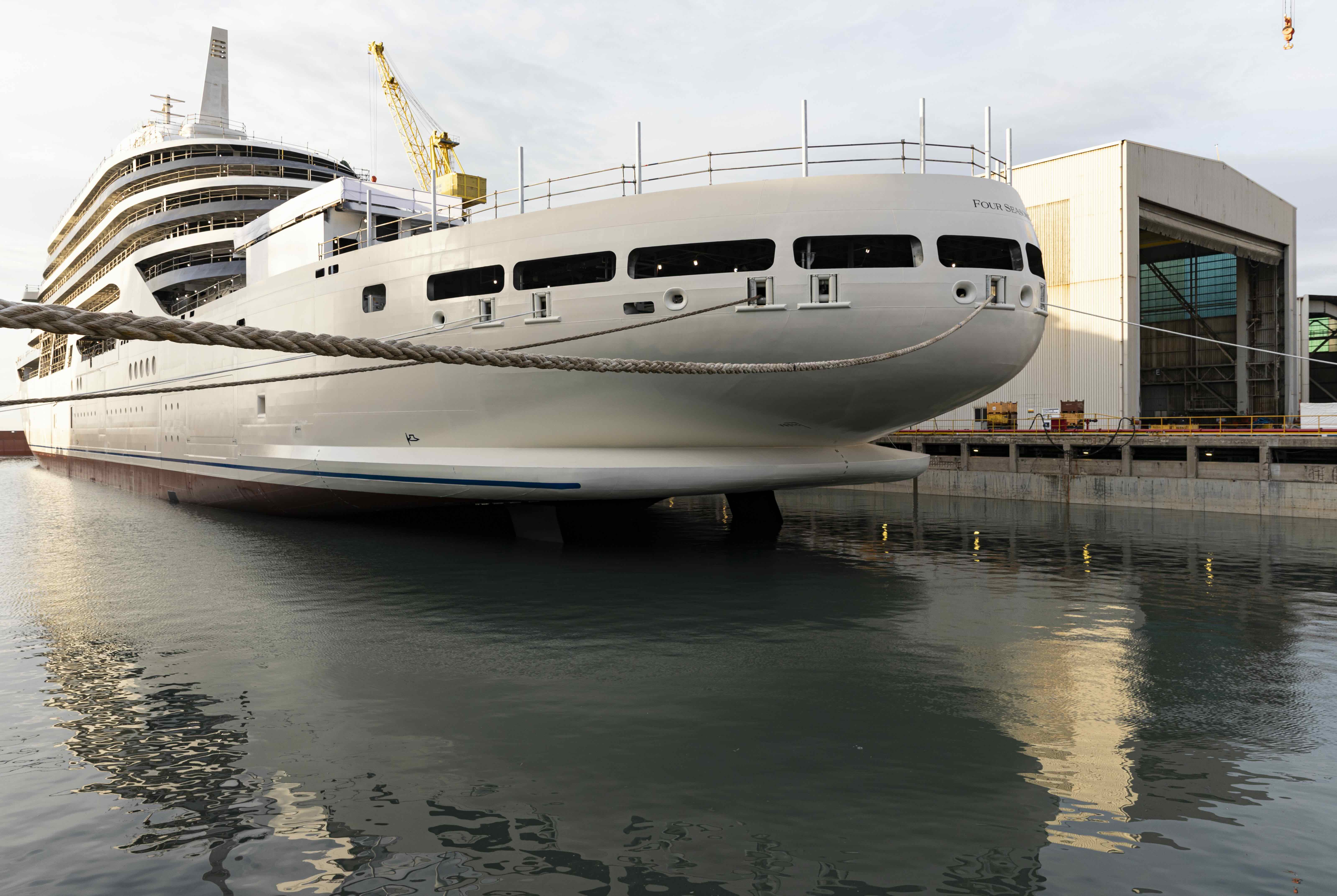 Four Seasons I Floats Out: A New Era of Ultra-Luxury Yachting Begins