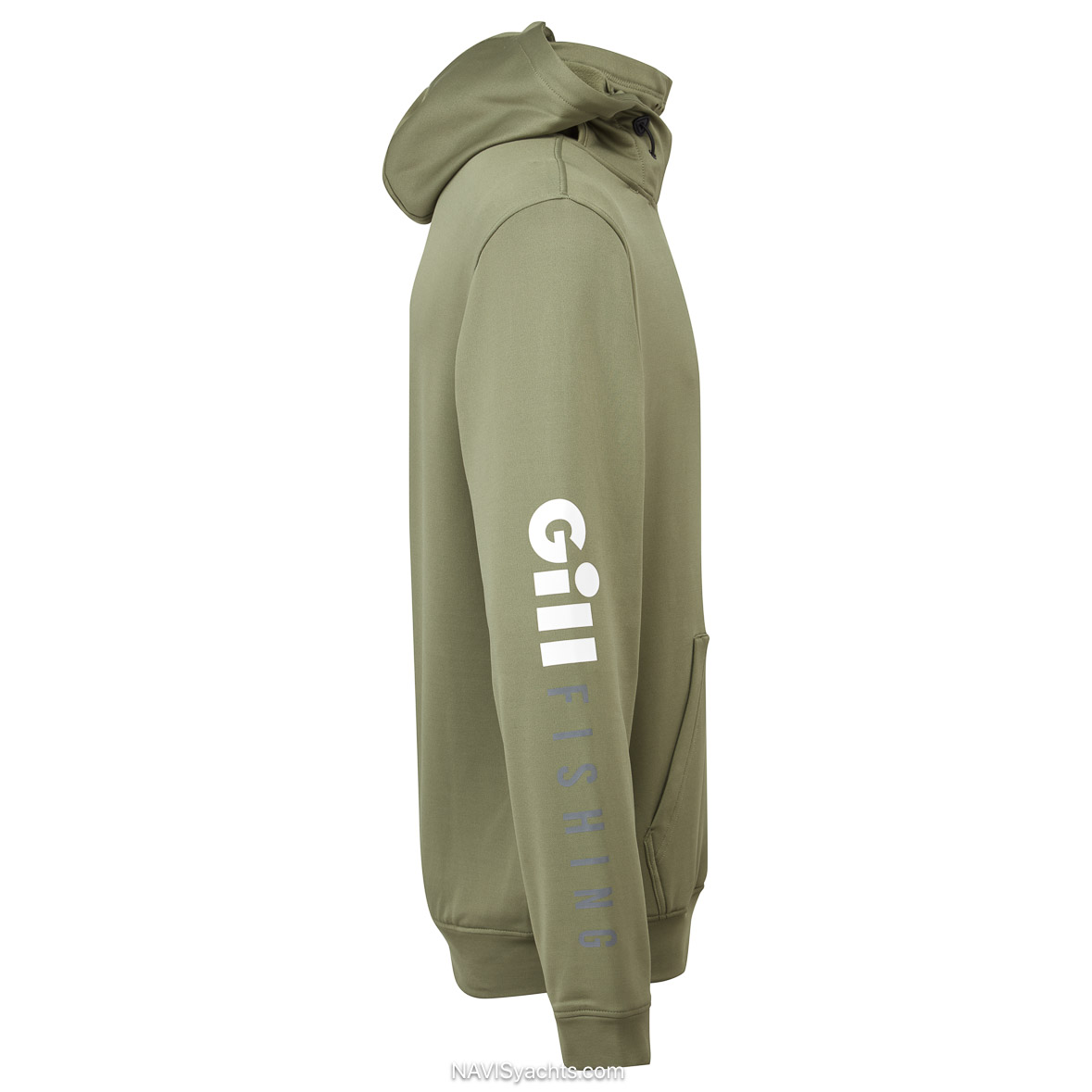 1117 Meridian Hoodie Sage Side Arm