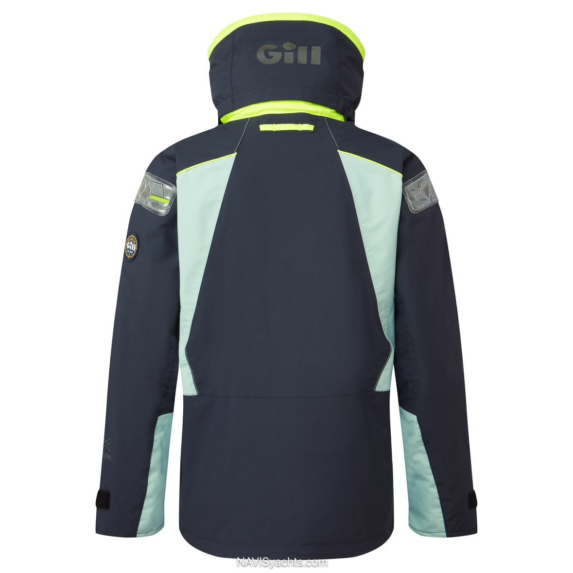 OS26JW Female OS2 Jacket Eggshell Navy Back