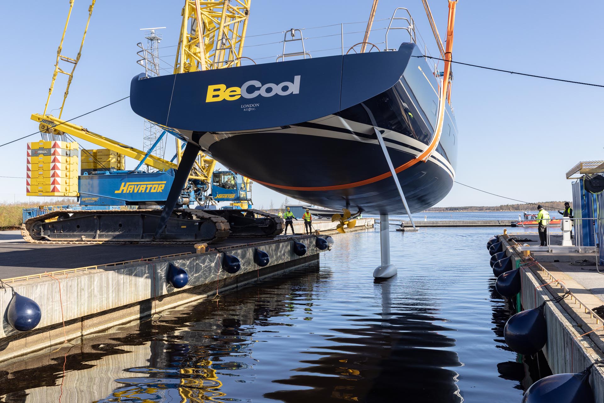 Swan 128 Launch Superyatch