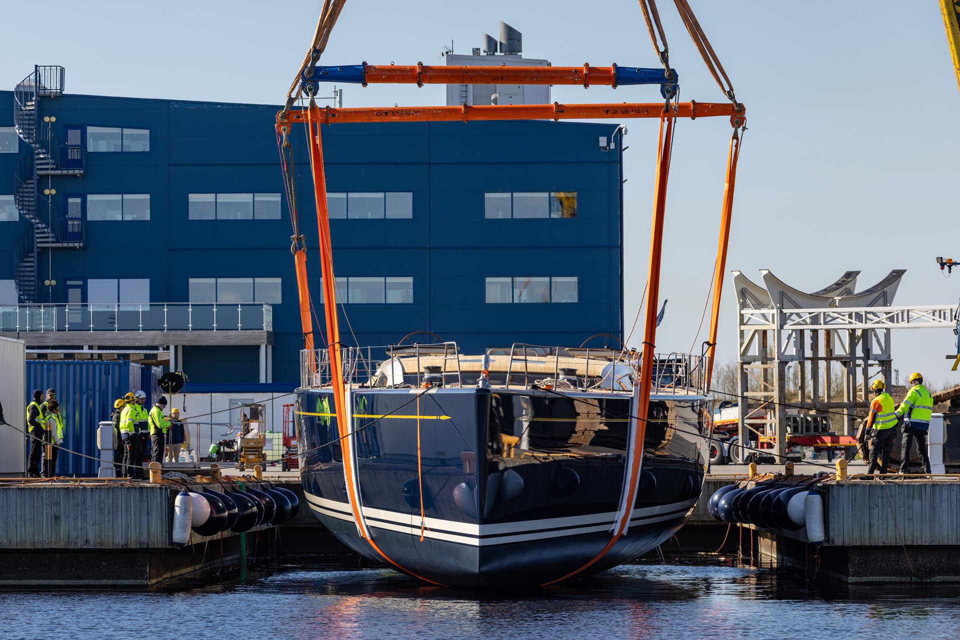 Sawn 128 Sail Superyatch Launch 