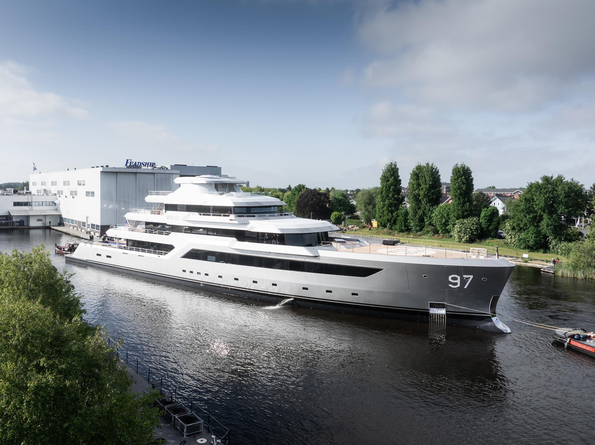 Project 715 Valor launched @copyright Feadship 18