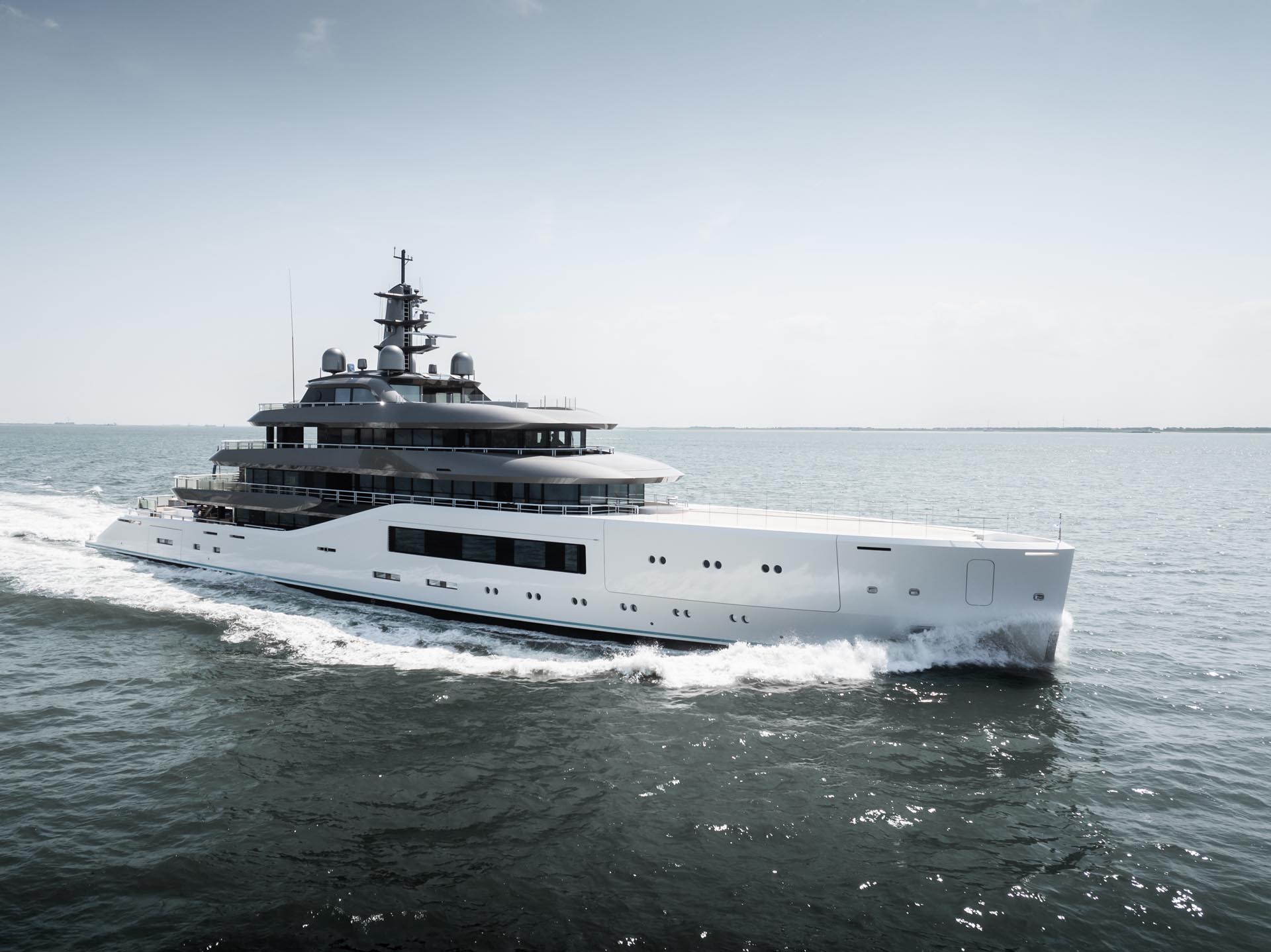 Amels 80 Commences Sea Trials, Unveiling a New Era of Hybrid Superyachts