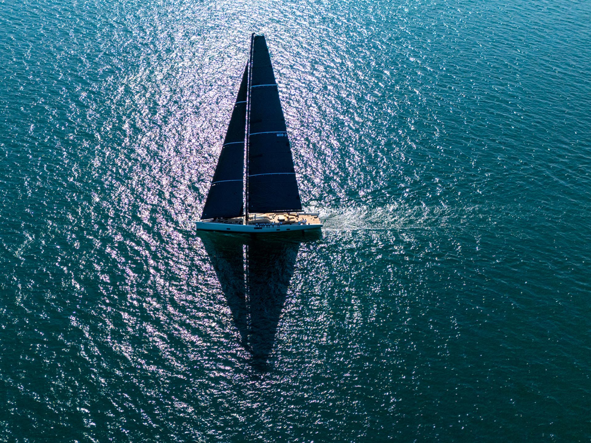 Onboard the new wallywind110 sailing yacht, showcasing its elegant design details for superyachts magazine.