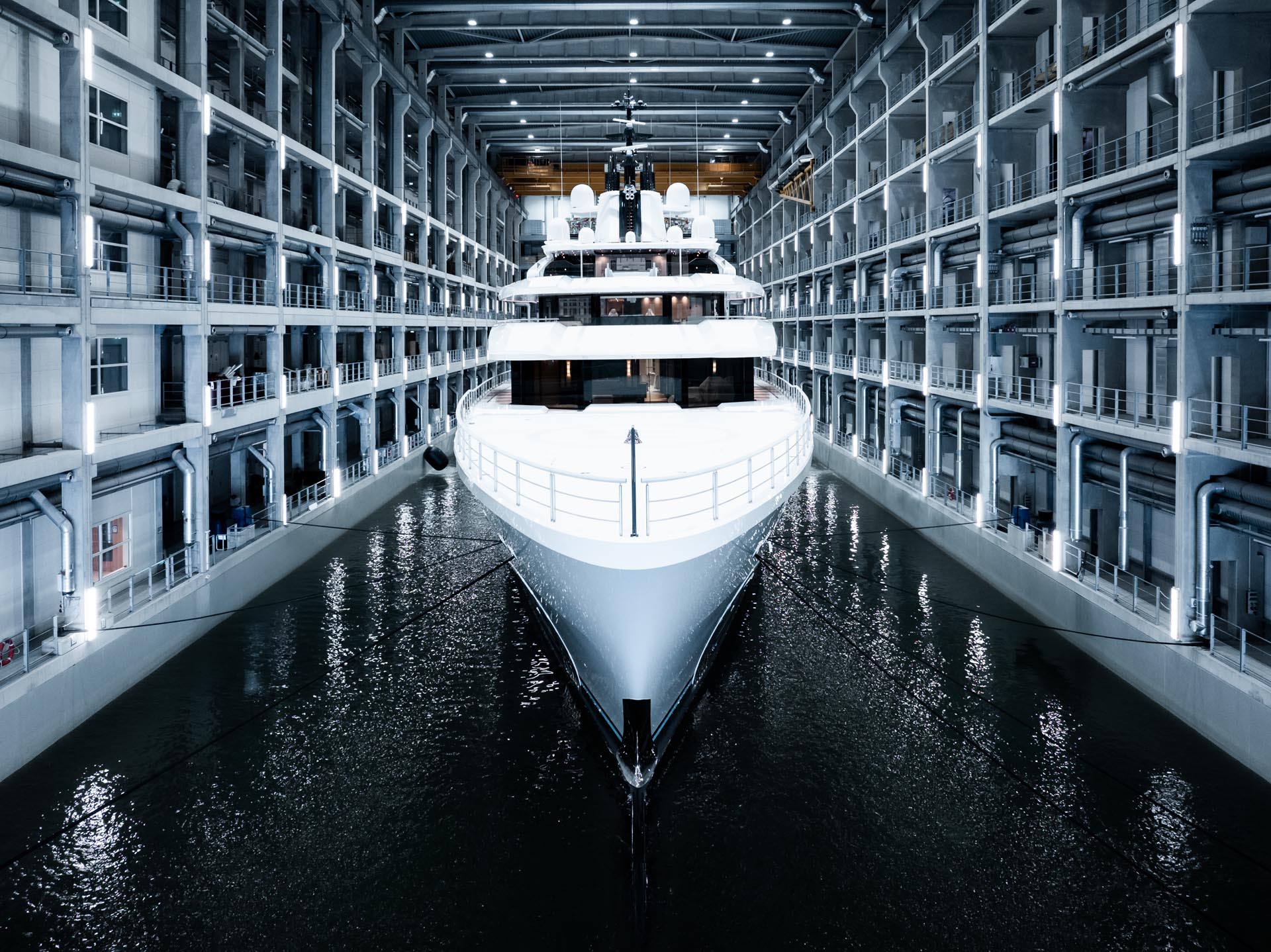 Oceanco Leviathan Load Out superyacht